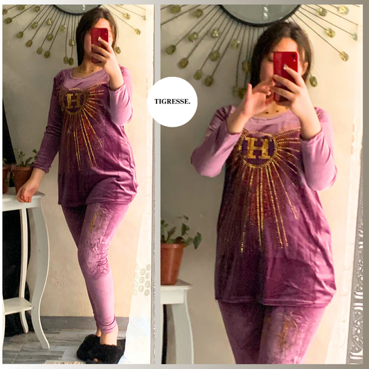 بـيجامة قطـيفة 💖 شانال هيرماس