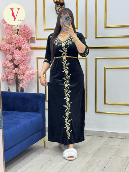 رووب سـنـابـل 🌿❤️قماش هايل و طرز ماخلاش  🌿❤️العــيــد