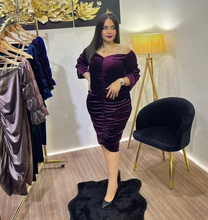 Robe Soiré Katifa Plissé 😍 Top Quality ✨