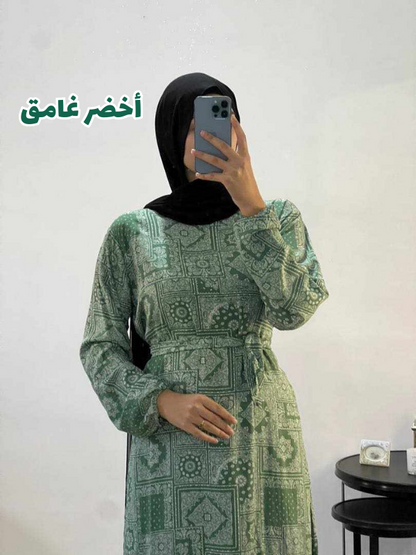 الفستان الأنيق لصيف للمتحجبات 💞🥰 سعر أرررض