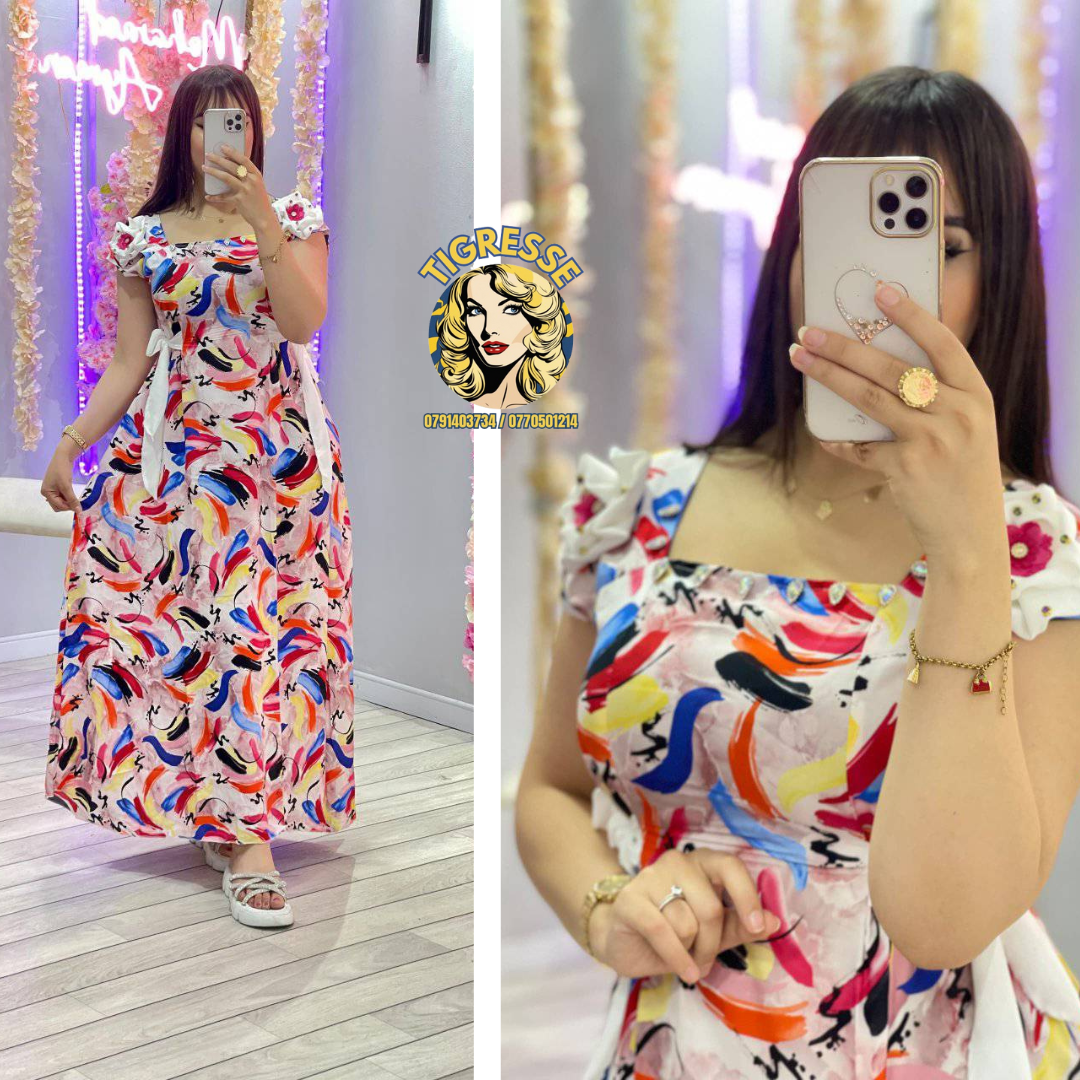 Robe Les Fleurs 🌺 New Model 2024