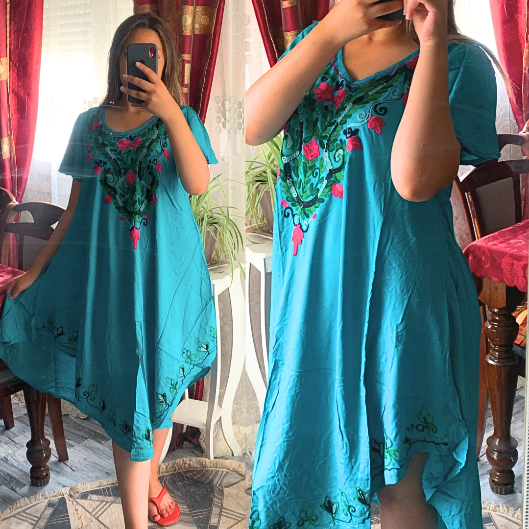 جبة وردة الياسمين 😍 خفيـفـة و شــابة